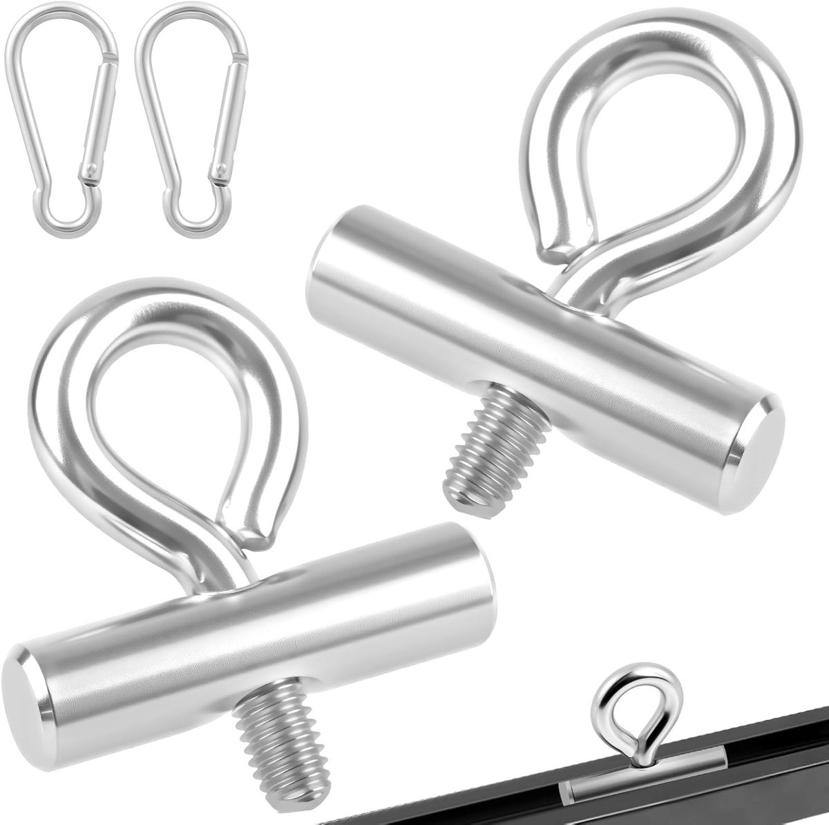 Set van 2 Stoppers voor Zonneschermrails, 8mm - Ideaal voor Bevestiging en Stabiliteit