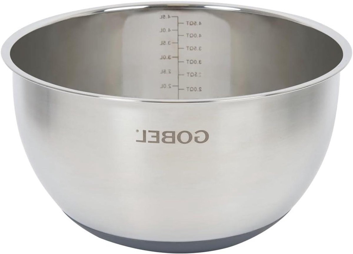 Kippen Schaal - Bakkom - Mengen en Bereiden - Antislip Bodem - 24 cm - Zwart