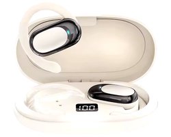Draadloze on-ear Oortjes - met oplaadcase - Bluetooth Oortjes - Geschikt voor Apple en Android - Touch Control Open Oor waterdichte sport oortelefoon Oortjes