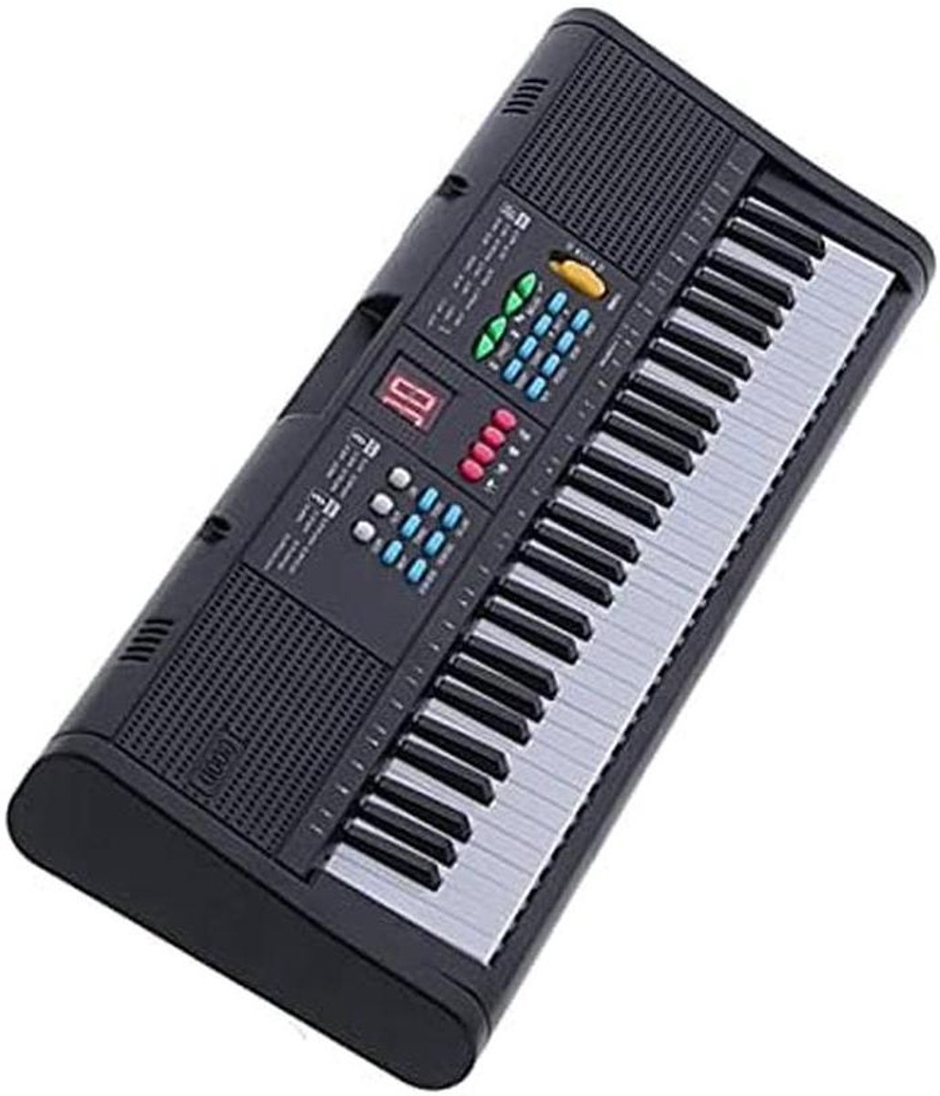 Digitale Piano - Elektrisch Keyboard - Muziek Leren - 61 Toetsen - Inclusief Microfoon - Zwart