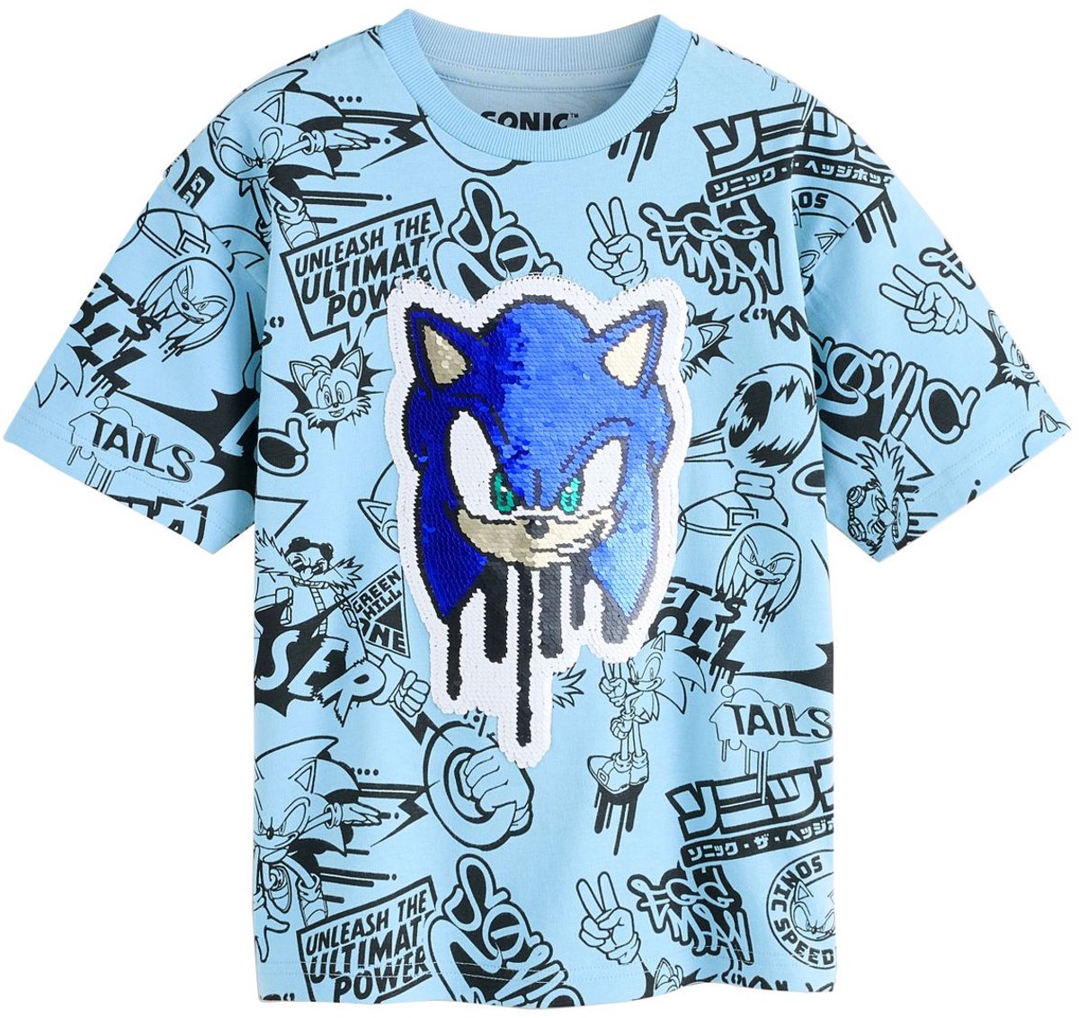 Next - Jongens - Sonic T-shirt - Blauw