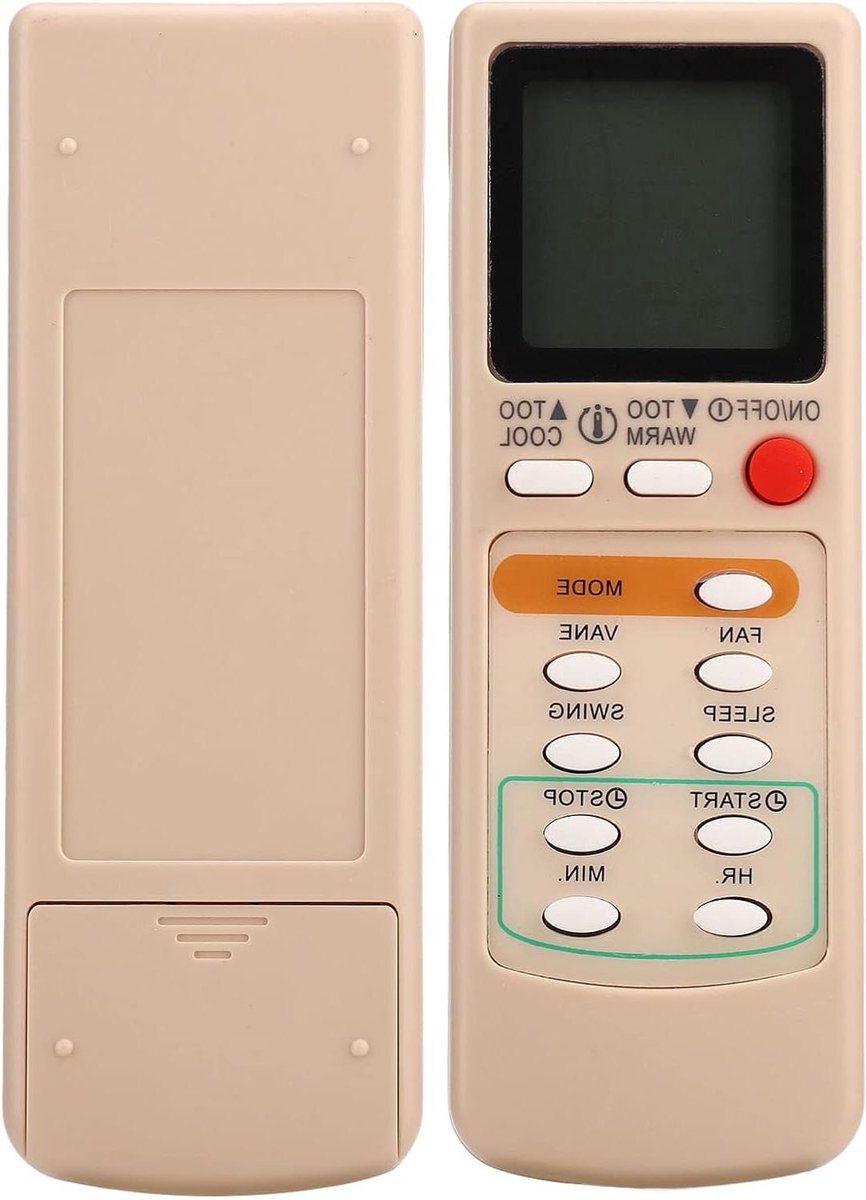 Universele Airco Afstandsbediening - Airco Controller - Airco Bediening - Brede Compatibiliteit - 10 Meter Bereik - Wit