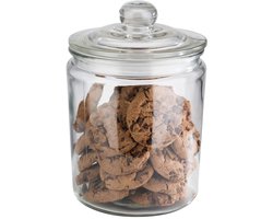 APS Classic Voorraadpot 2 Liter - Glazen Bewaarpot met Luchtdichte Deksel - Ø 14 x 21,5 cm - Transparant
