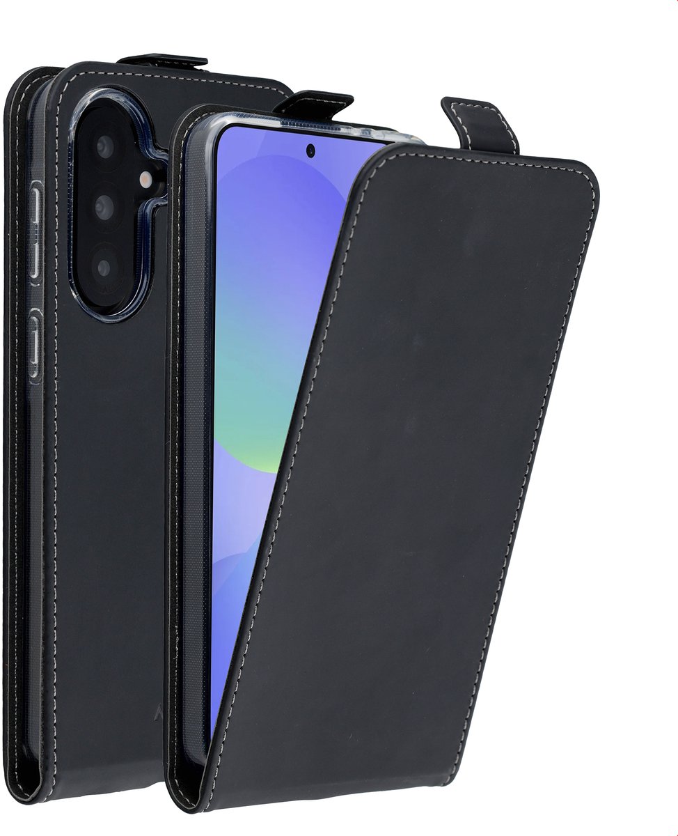 Accezz Hoesje - Geschikt voor Samsung Galaxy A57 (5G) - Flipcase - Zwart