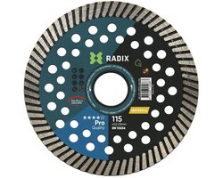 Radix - Universele diamantschijf - 115 x 22,23 mm - Turbo - Pro
