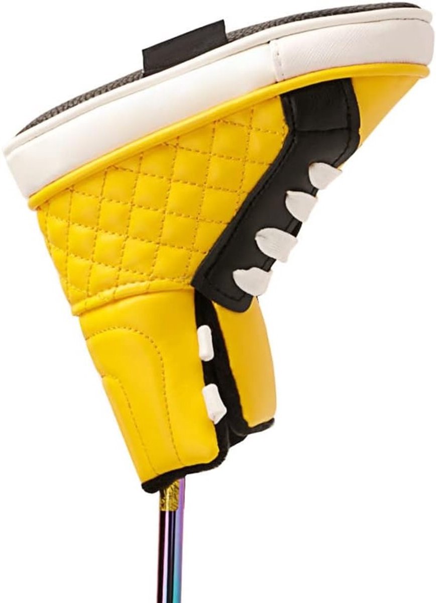 Grappige Schoenvormige PU Leren Golf Putter Hoofdkap, Bescherming voor Putter Clubs, Geschikt voor Alle Merken, Ideaal voor Golf Enthousiastelingen