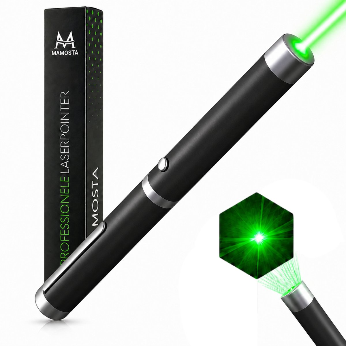 Mamosta® Professionele Laserpen - Klasse II - Laserlampje - Laserpointer Kat - Laser Dierenspeelgoed