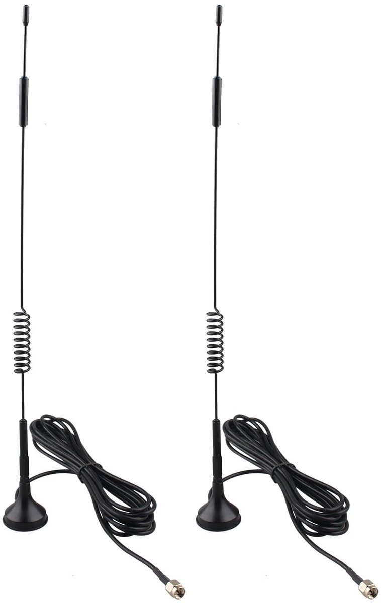 Allecto - 4G Antenna - Antenne met Magnetische Basis - 12dBi - Verbeterde signaalontvangst - Geschikt voor 4G Routers - Ideaal voor jach...