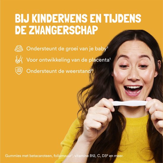 Yummygums • Zwangerschap MOMMY gumms • Foliumzuur • multi zwanger • Suikervrij • 60 gummies