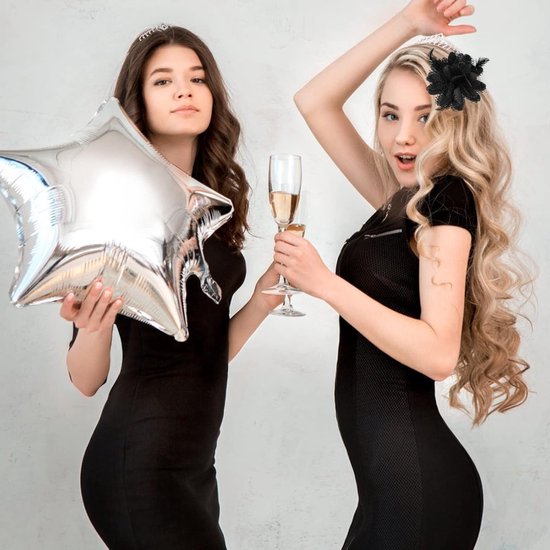 Elegante Haarspeld met Bloemen en Veren voor Feestjes, Bruiloften en Speciale Gelegenheden voor Dames en Meisjes van Merkloos — afbeelding 3