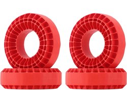 INJORA Aangepast silicagelschuim, banden voor 1,9 inch wielen, 118-122 mm, voor Crawler RC 1/10 (groot)