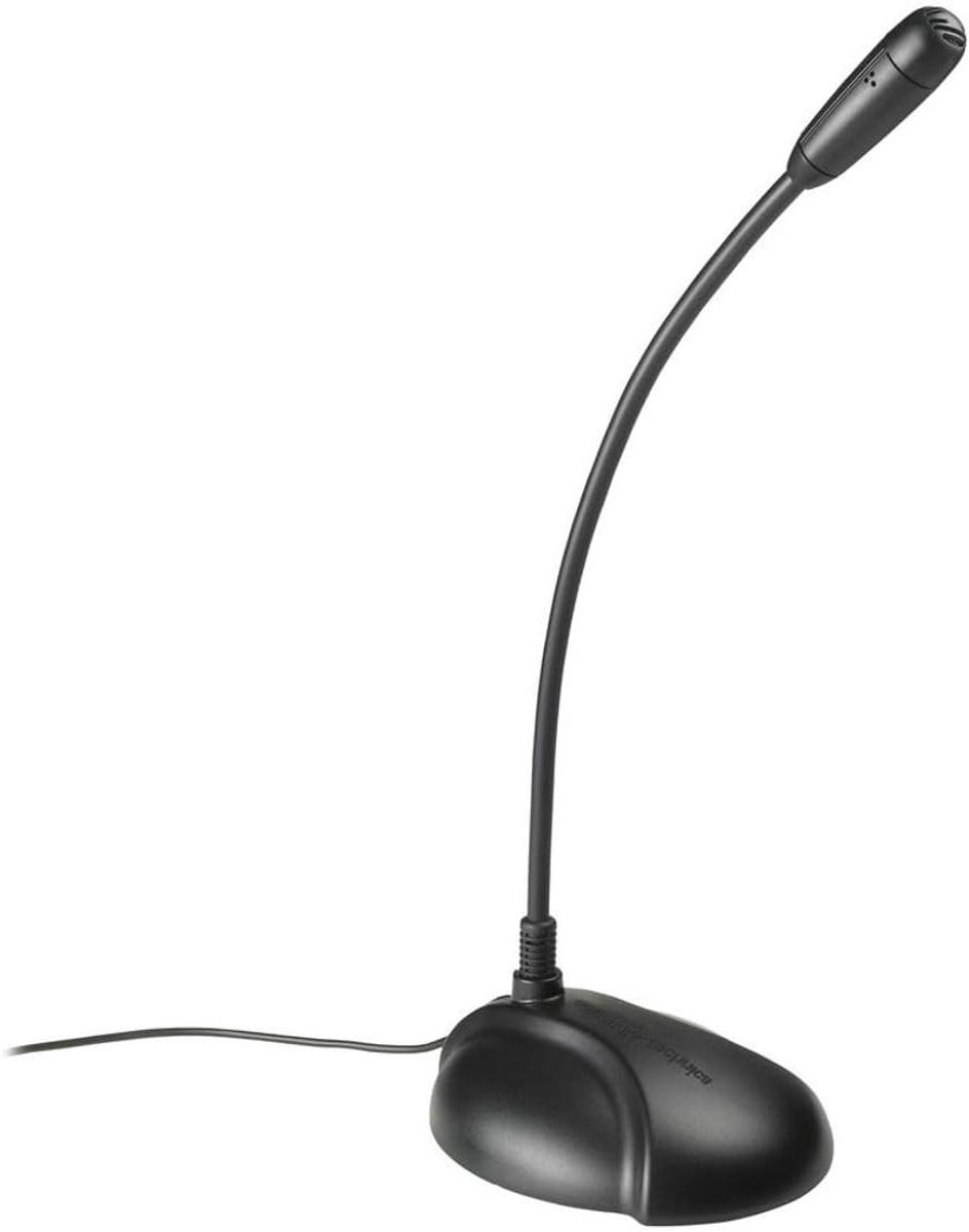 Desktop Microfoon - Condensator Microfoon - Online Gesprekken Voeren - Omnidirectioneel Polair Patroon - Standaard - Zwart