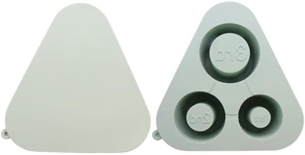 IJsblokjesbakje met Deksel - Ijsvorm Vriezer - Dranken Koelen - Holle Cilinder Vorm - 30-40 oz - Groen