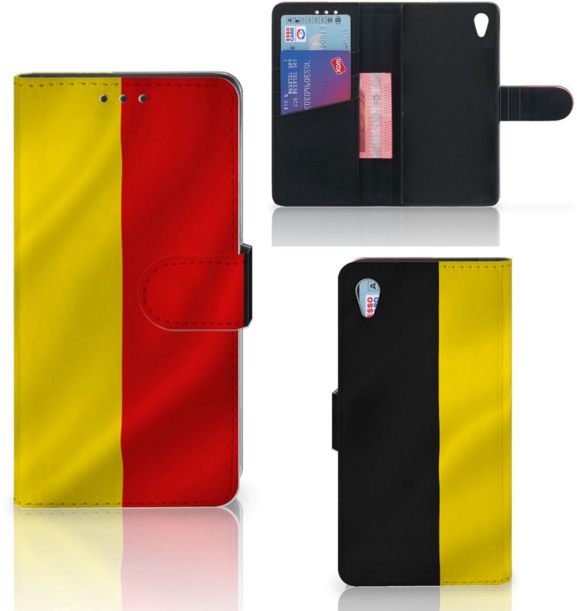 Sony Xperia Z3 Bookstyle Case Belgische Vlag