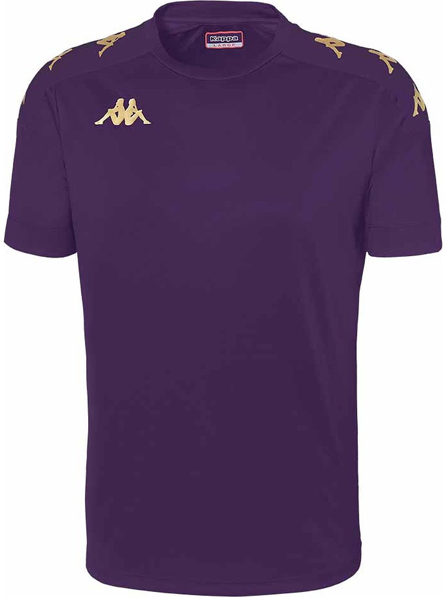 Kappa Banda Gianto Shirt Korte Mouw Heren - Paars | Maat: XL