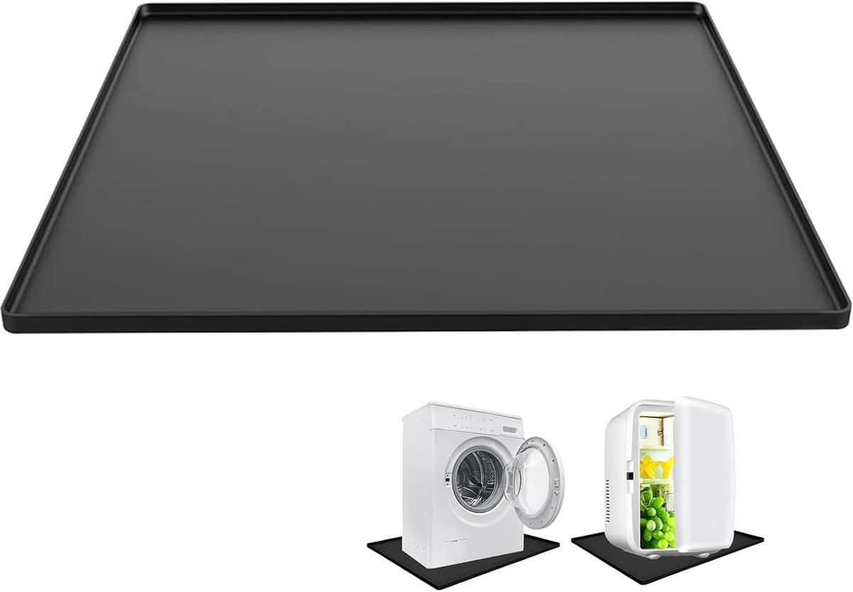 Koelkastmat Siliconen - Vloerbeschermer Mat - Voorkomt Lekken - Waterdicht Antislip Ontwerp - 60x60x15 cm