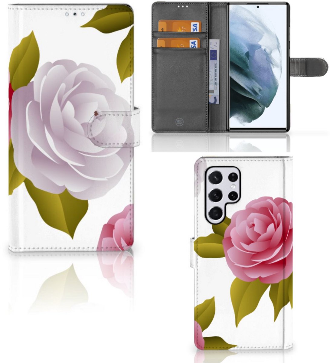 Samsung Galaxy S22 Ultra Hoesje Roses