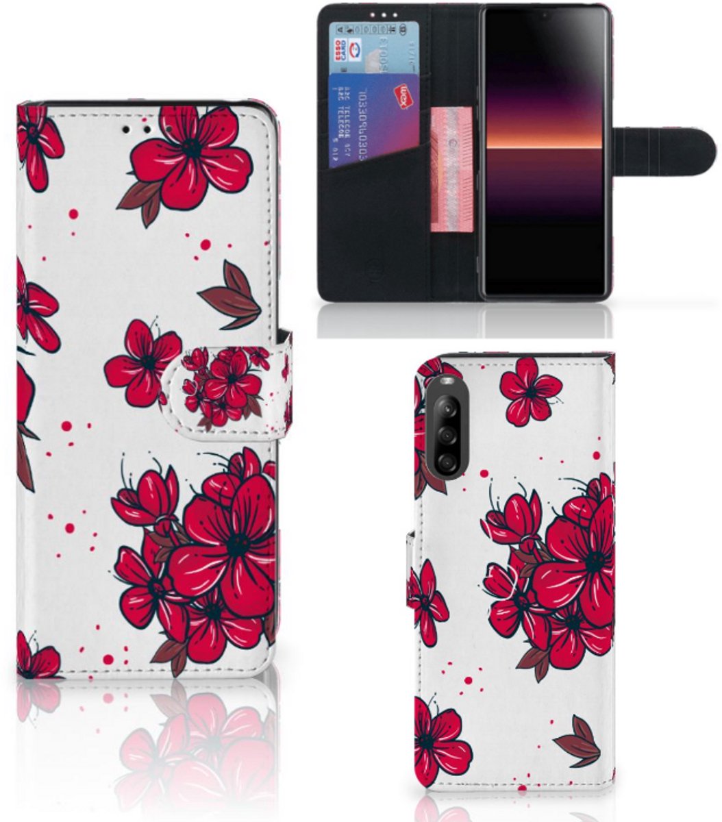 Sony Xperia L4 Hoesje Blossom Red