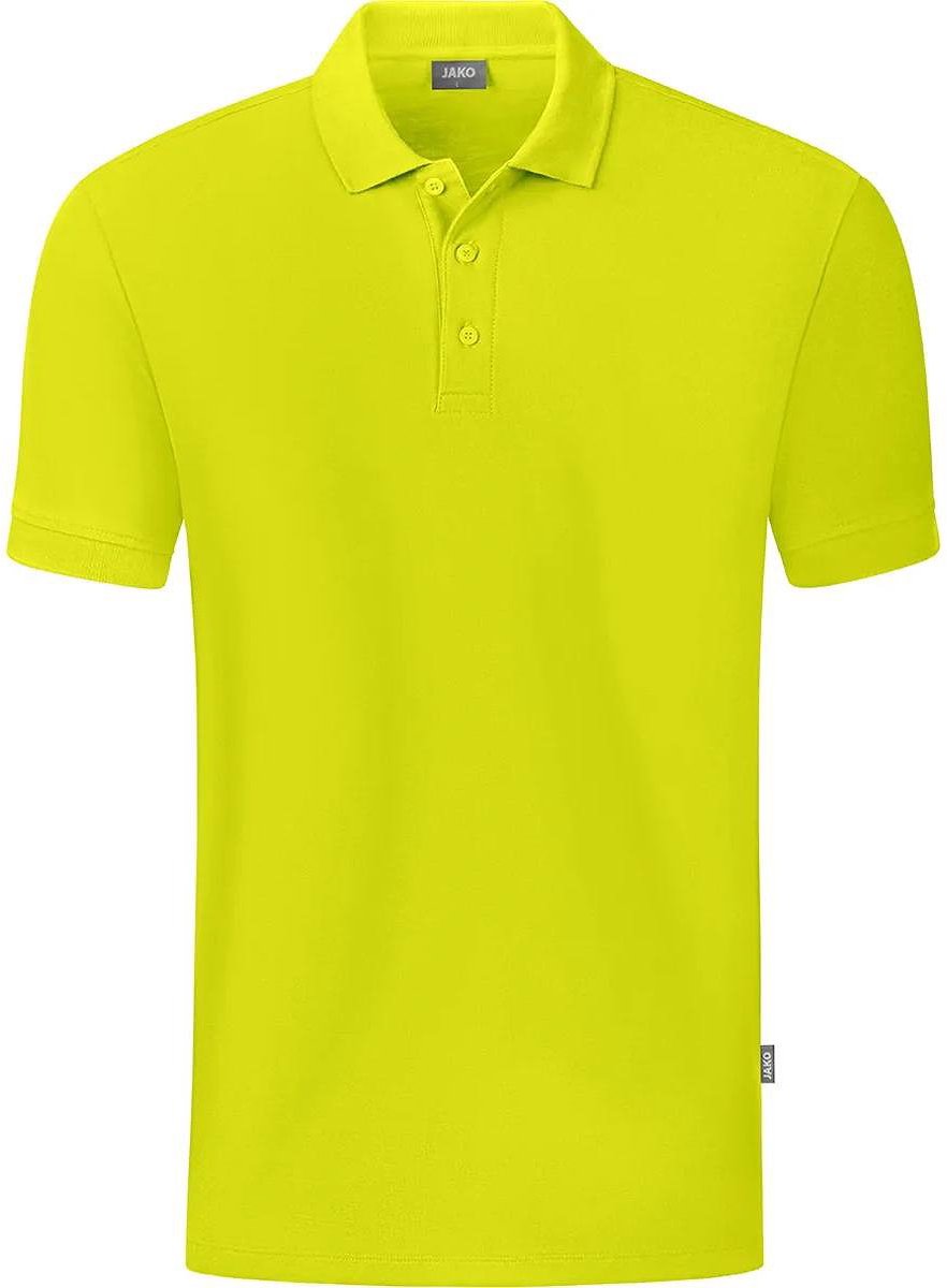 Jako Organic Polo Kinderen - Lime | Maat: 116