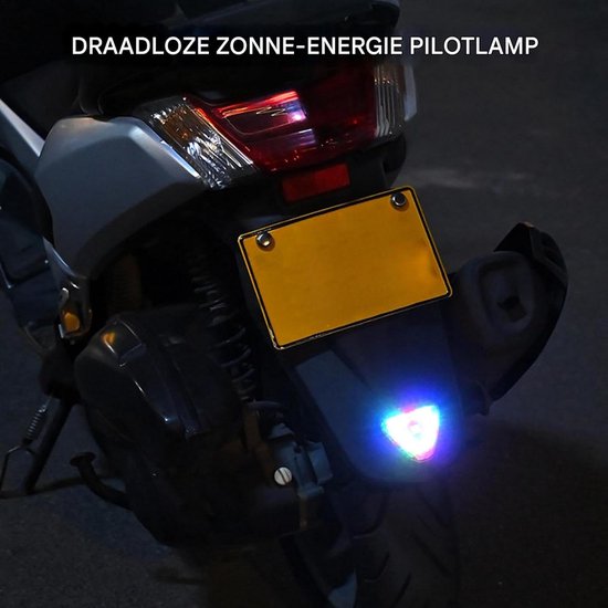 Solar Waarschuwing Lampen - Vliegtuig Indicatielamp - Nacht Vliegen - Oplaadbaar Via Zonlicht - 8 x 5 x 3 cm — afbeelding 3