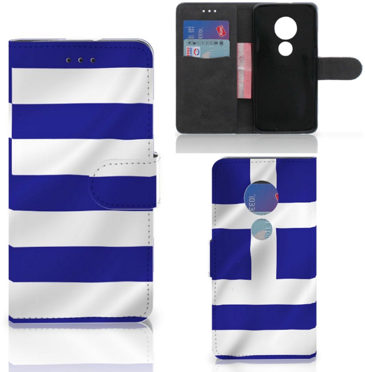 Motorola Moto G7 Play Bookstyle Case Griekenland