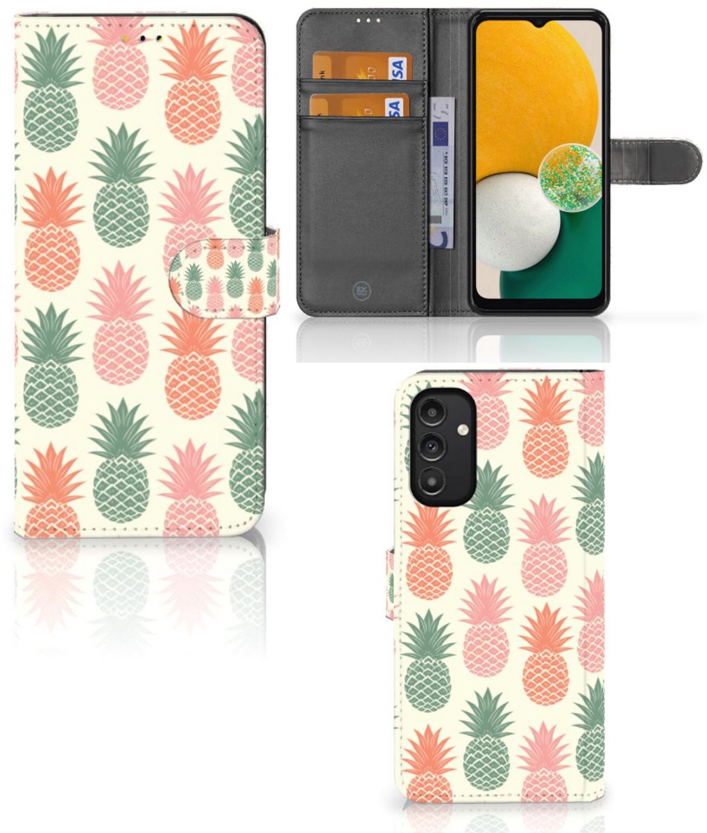 Samsung Galaxy A14 5G Book Cover Ananas