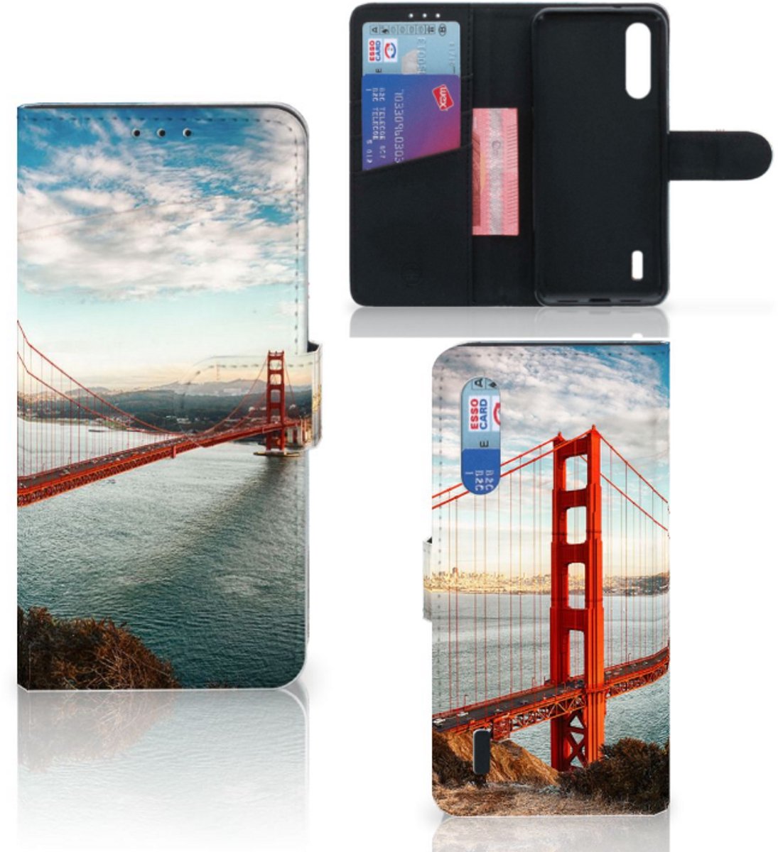Xiaomi Mi 9 Lite Flip Cover Golden Gate Bridge