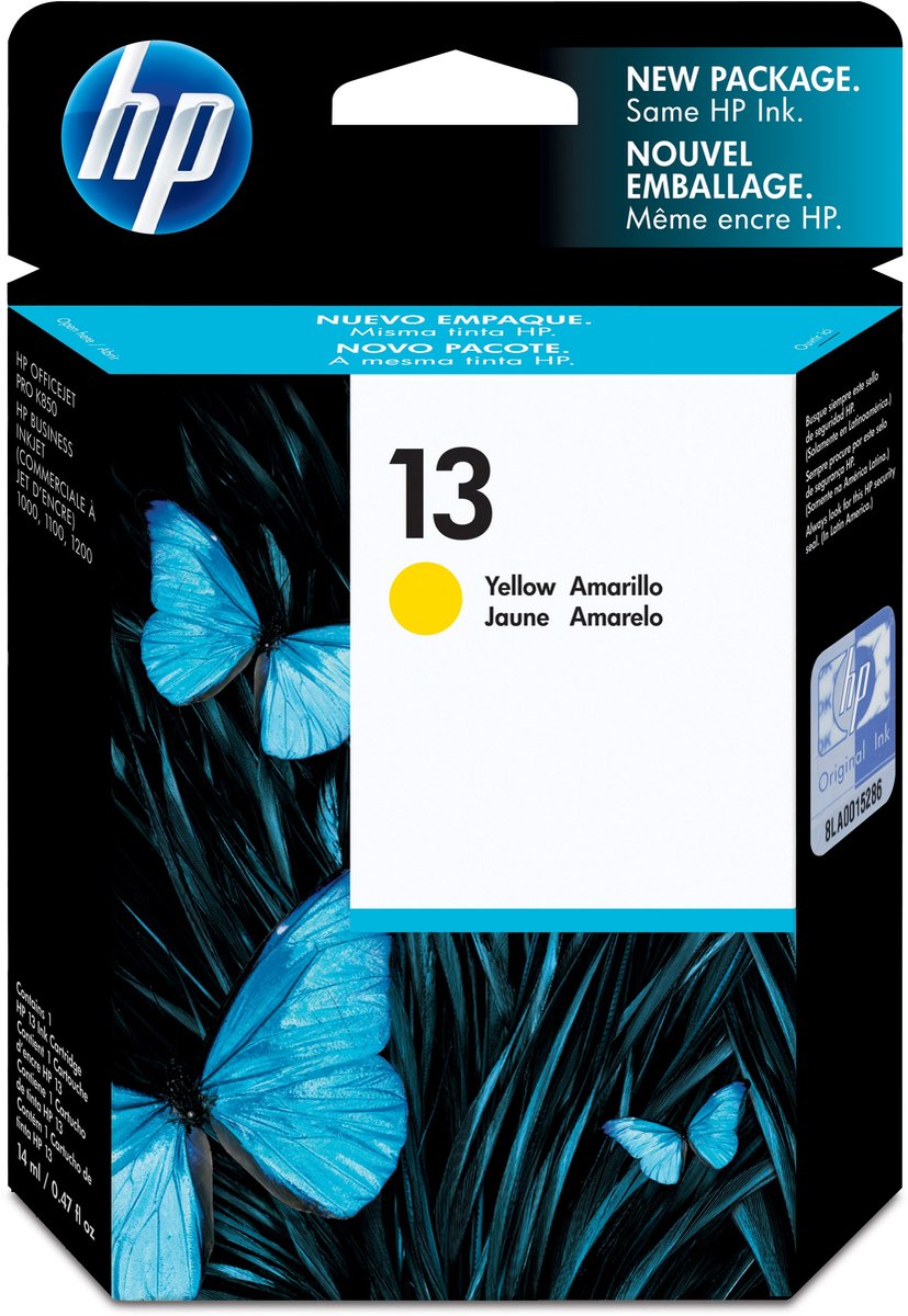 HP 13 - Inktcartridge / Geel (C4817A)