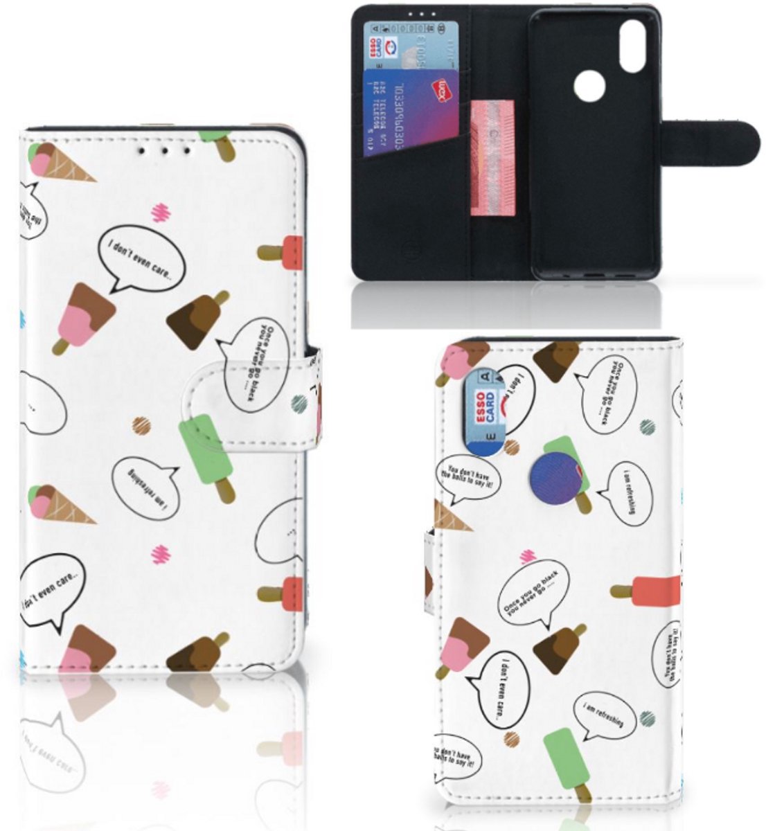 Boekhoesje voor Xiaomi Mi Mix 2s Book Cover IJsjes