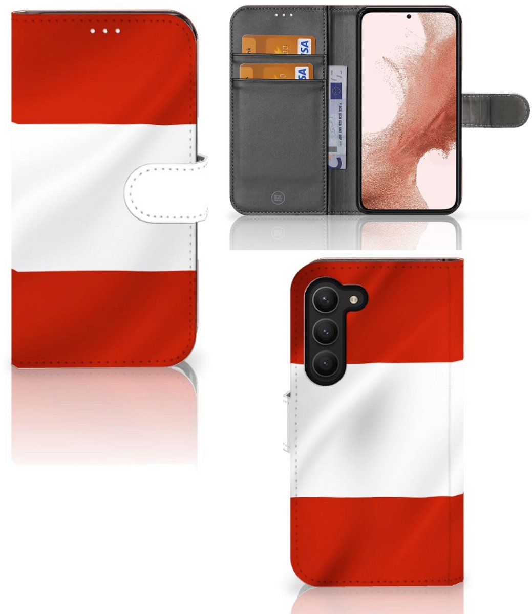 Boekhoesje voor Samsung Galaxy S23 Bookstyle Case Oostenrijk