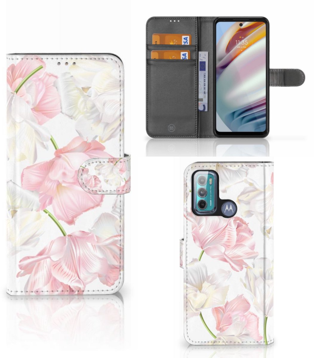 Motorola Moto G60 Hoesje Lovely Flowers