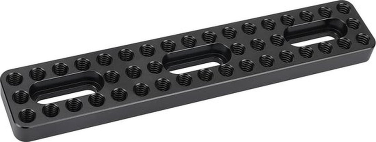 Bodemplaat verlenging lange kaasplaat met meerdere 1/4 inch 20 schroefgaten voor DLSR-camera zelfbouw - 3037 met verstelbare hoogte handler met stelschroeven Camera bodemplaat verlenging met verstelbare hoogte handler met stelschroeven - 3037 .