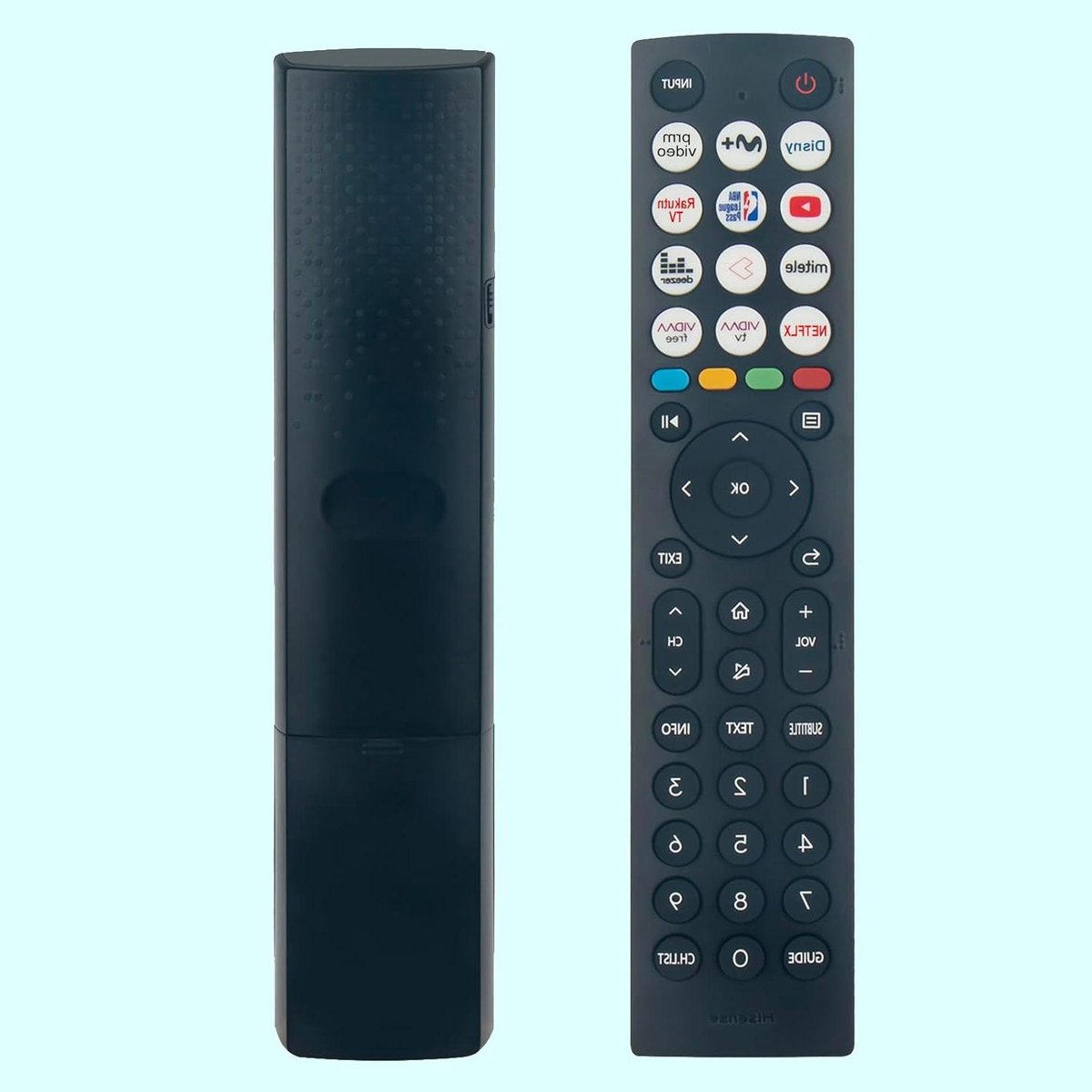 Stembesturing Afstandsbediening - Voice Remote EN2R36 - TV Bediening - Specifiek Model - 10 Meter - Zwart
