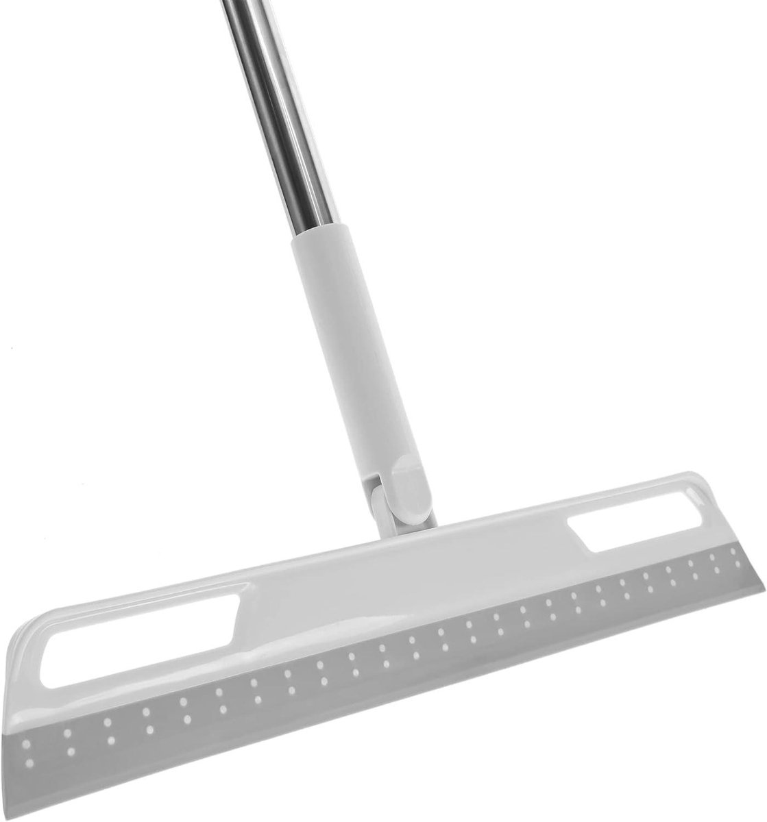 Magic Vloerwisser - Schraper Dweil - Vloeren Schoonmaken - 180 Graden Draaibaar - 142 cm - Grijs