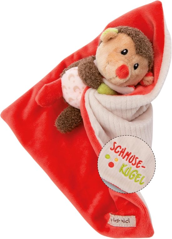 Knuffeldoek Tijger - Baby Knuffel - Zachte Omhelzing - Geborduurde Boodschap - 22x22 cm - Multicolor — afbeelding 4