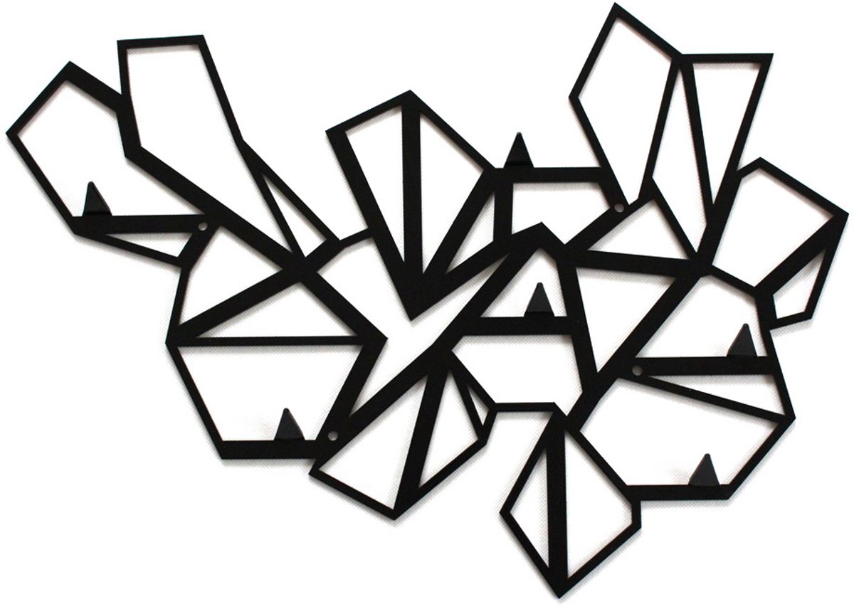 Decorizzly Organitricks - Wandkapstok - Metaal - Uniek Ontwerp