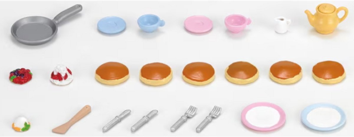 Sylvanian Families set 5225 pannenkoeken bakken-poppenhuisinrichting — afbeelding 5