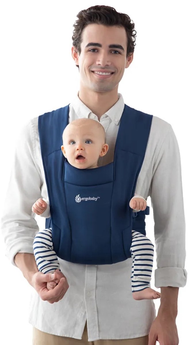 Ergobaby Baby Draagzak Embrace Midnight Blue - ergonomische draagzak vanaf geboorte – foto 3