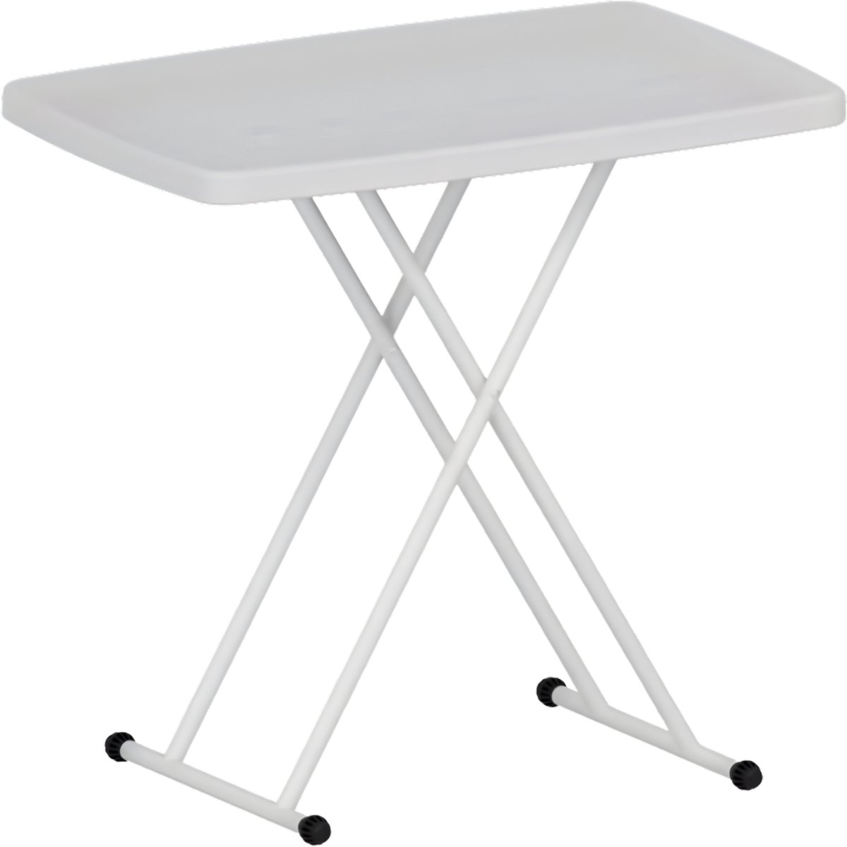 Happiq Multifunctionele Klaptafel - In Hoogte Verstelbare Picknick & Campingtafel - Voor Keuken & Tuin White