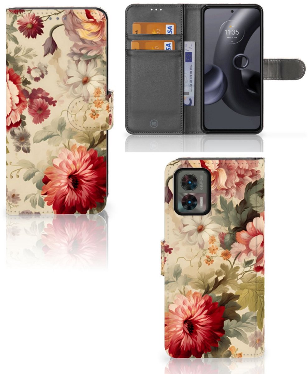 Hoesje voor Motorola Edge 30 Neo Bloemen