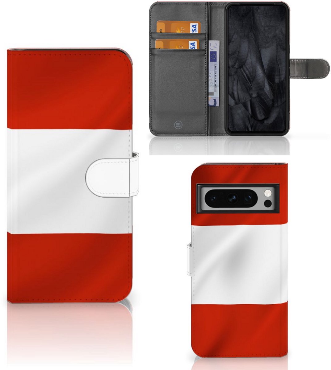 Google Pixel 8 Pro Bookstyle Case Oostenrijk
