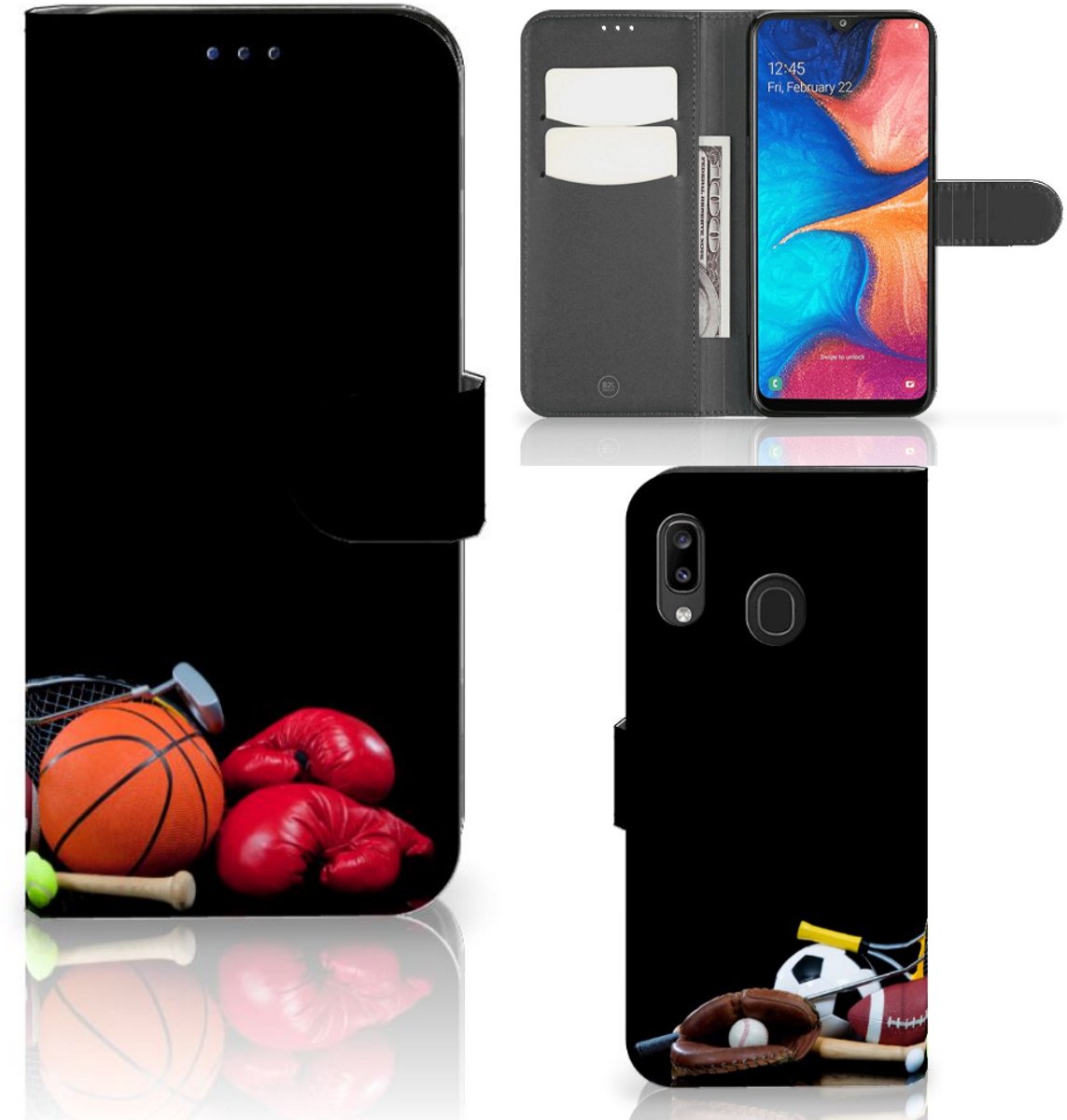Samsung Galaxy A30 Wallet Case met Pasjes Sports