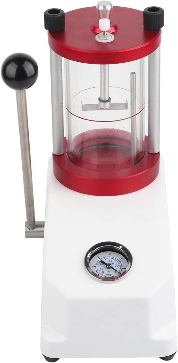Horloge Waterdichtheid Tester - Waterdruk Testapparaat - Horloges Testen - Test Twee Horloges Tegelijk - 35x20x17 cm - Zilver