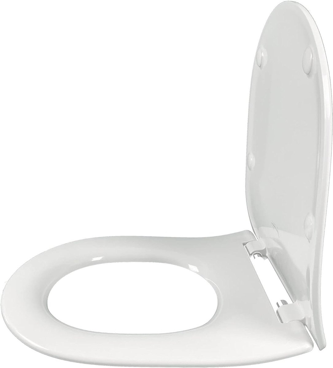 Toiletbril - Toiletzitting - Badkamer Vernieuwen - Soft-close mechanisme - Ovaal - Wit