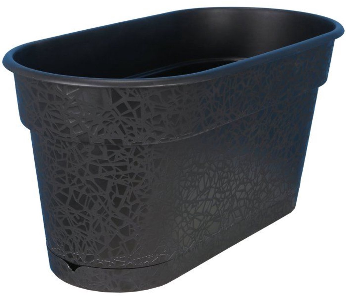 Plantenbak - RIVIERA - Terea - L 60 cm - Zwart