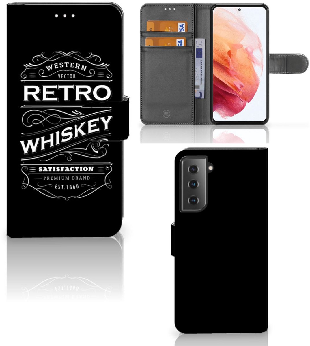 Samsung Galaxy S21 Book Cover Whiskey