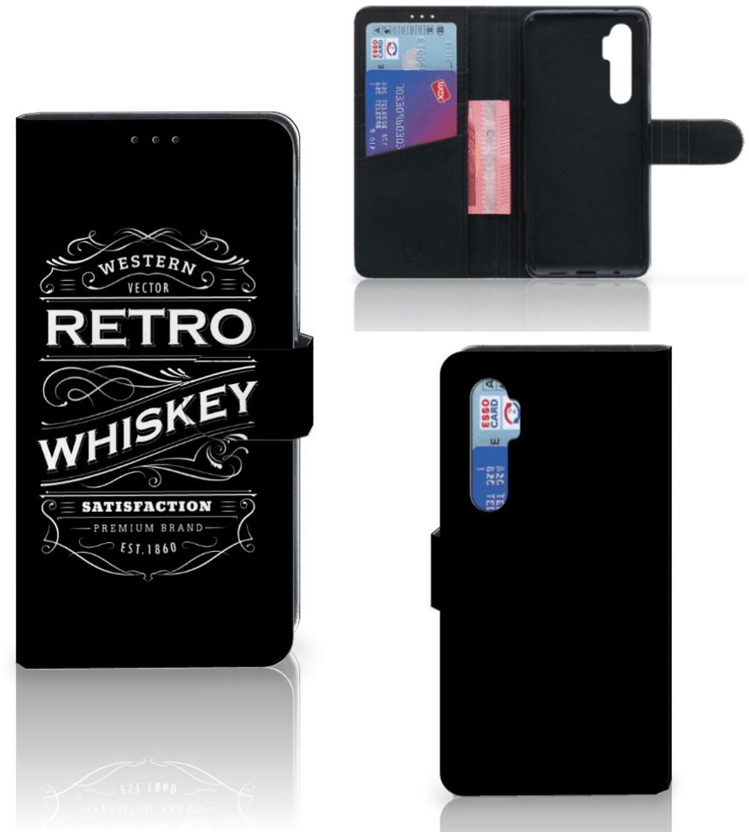 Boekhoesje voor Xiaomi Mi Note 10 Lite Book Cover Whiskey