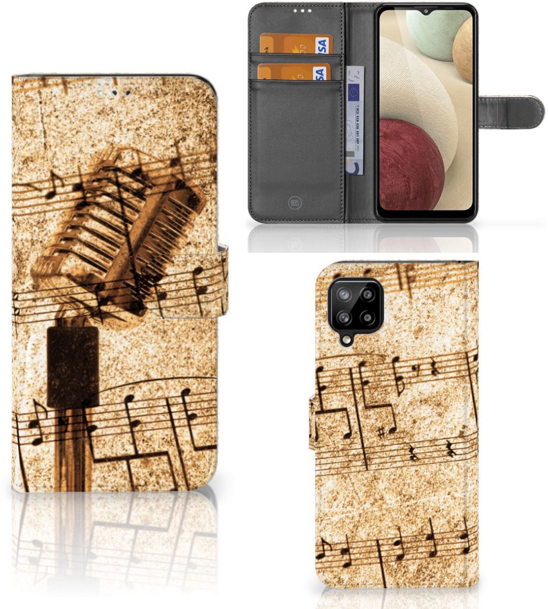 Samsung Galaxy A12 Telefoonhoesje met foto Bladmuziek