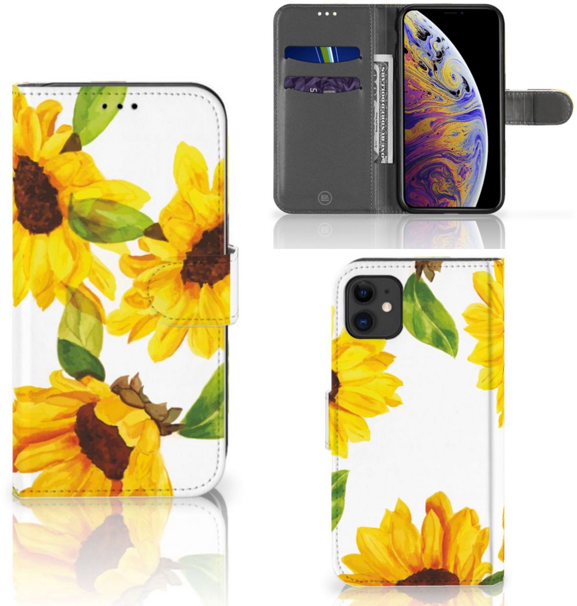 Hoesje voor Apple iPhone 11 Zonnebloemen