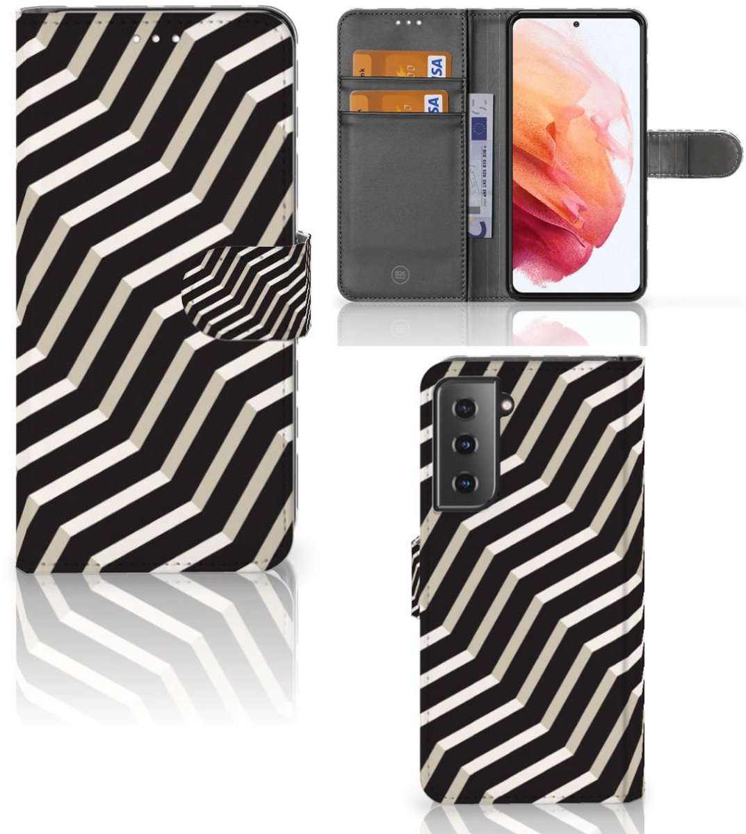Samsung Galaxy S21 Book Case Illusion